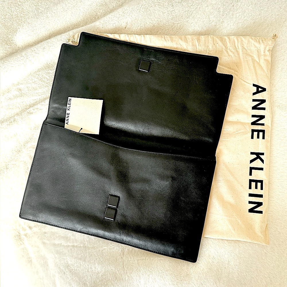 Anne Klein Black Clutch - NWT